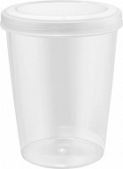 Банка для сыпучих продуктов Plast Team коллекция HELSINKI, с завинчивающейся крышкой, 115х115х145 (PT1192)