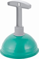 Вантуз Spin&Clean коллекция Disco, для прочистки труб, с эластичной чашей, с эргономичной высокой ручкой, 145х145х175 (SC3202)