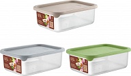 Контейнер для продуктов Ваниль прямоугольный 0,5л с гибкой крышкой