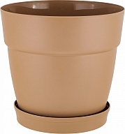Горшок для цветов с фиксируемым поддоном InGreen коллекция Villa de Fiori, 1,1л, 130мм, 130х130х122 (IG6600)