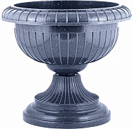 Вазон на ножке большой D395 мм, Камень