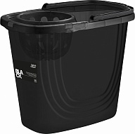 Ведро прямоугольное Нуар с отжимом 10 л